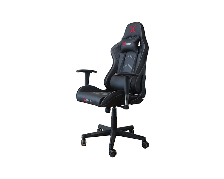 Gaming Chair: Vertex Illidan Gaming Chair RGB Black PU
